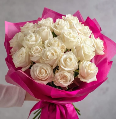 Белые розы «Чистота сердца»