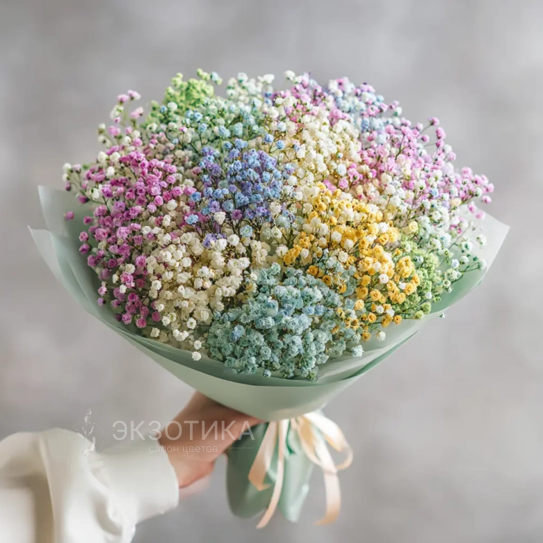 Монобукет из гипсофилы &laquo;Нежный акцент&raquo;