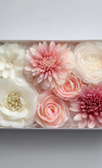 Набор цветов из мыла «Нежный рассвет»