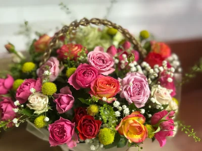 Корзина «Райская Роза»