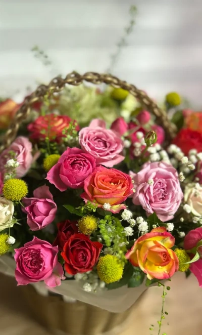 Корзина «Райская Роза»