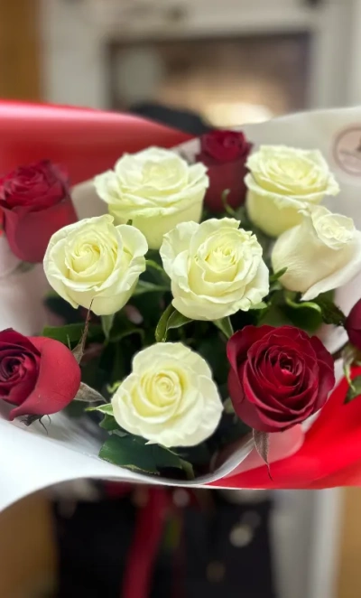 Букет из эквадорских роз «Иверия»