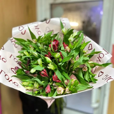 Букет из альстромерий «Счастье в мгновенье»