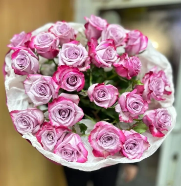 Букет из роз «Северная прохлада»