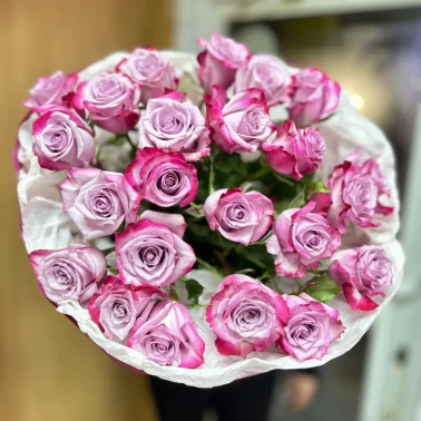 Букет из роз «Северная прохлада»