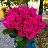 Букет из 25 роз &laquo;Пинк&raquo; 0