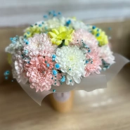 Стаканчик из кустовых хризантем &laquo;Неженка&raquo; 0